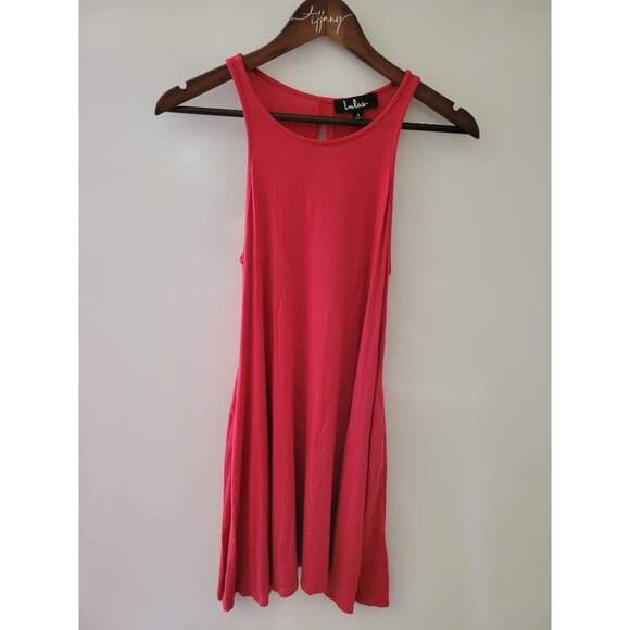Lulus Tupelo Honey Berry Red Dress Size Small - Picture 4 of 7